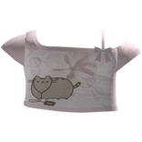 cute swag pink pusheen off shoulder shirt 