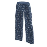 Tween Girls Y2K Vintage Blue Wash Jeans With Heart