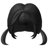 ꒰ ♡ ꒱ Twin Baby Pigtails (Black) 