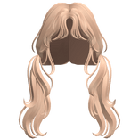 Twin Flowy Pigtails - Blonde