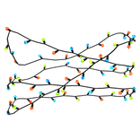 Twinkling Christmas Lights - Torso [Animated]