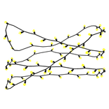 Twinkling Yellow Christmas Lights - Torso