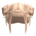 Twirly Kawaii Buns (Blonde)