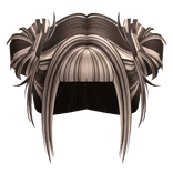 Twirly Kawaii Buns (Brown to Blonde)