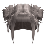 Twirly Kawaii Buns (Grey)