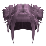 Twirly Kawaii Buns (Purple)