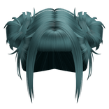 Twirly Kawaii Buns (Teal)