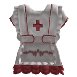 Twisted Nurse Dress Red