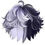 Two-Tone Fluffy Curly Boy Hair (Purple)