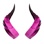 Ty Boosters! [ OxSxD ] Fuchsia Black Horns [ v3 ]