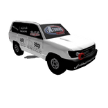 UAE Station White Car - Emirates Arabic