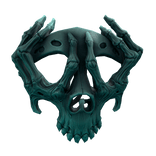 Undead Skull Bone Mask [Aquatic Frost]