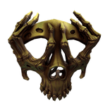 Undead Skull Bone Mask [Gold]