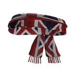 Union Jack Emo Vintage Tied Scarf