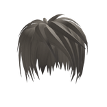 unkept vkei wispy ash blond rock hair