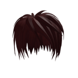 unkept vkei wispy red rock hair