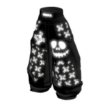 URBAN X Glow Black White Emissive Skull Pants