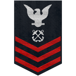 US Navy Petty Officer First Class Insignia E-6