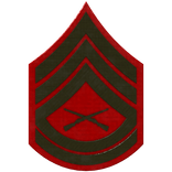 USMC Gunnery Sergeant Insignia (Service)