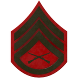 USMC Staff Sergeant Insignia (Service)