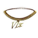 V1X Golden Cuban Neclace