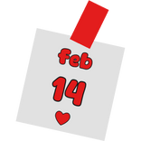 ୨୧: Valentines Day Sticky Note