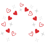 Valentines Heart Aura Confetti