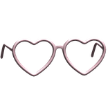 valentines heart glasses