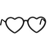 valentines heart glasses