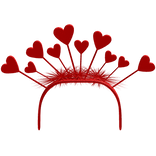valentines heart headband