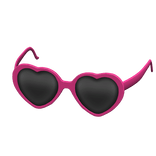 Valentines Pink Heart Glasses
