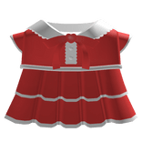 ၄♡၃ Valentines Sweetheart Ruffled Dress In R