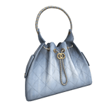 Valmon 25 Hobo Handbag | Denim