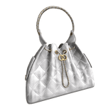 Valmon 25 Hobo Handbag | Silver