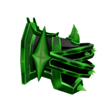 Vanguard Left Pauldron Green