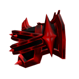 Vanguard Right Pauldron Red