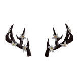 vanilla floral antlers