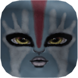 Varang's Avatar Ash Na'vi Blue Alien Face 🔥