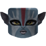 Varang's Avatar Ash Na'vi Blue Alien Face 🔥