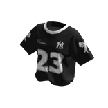 Varsity Jersey Black White