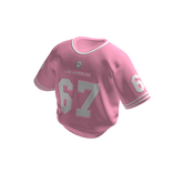 Varsity Sport Jersey Pink White 67