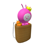 Vegetable basket with garlic fairy (King)