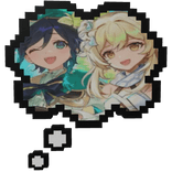 Venti and Lumine Genshin Impact | Thinking Bubble 