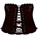 vestido vermelho de renda gótico