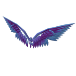 Vibrant Open Feathered Wings