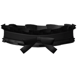 ┊♰ ꒱ victorian ruffle neck collar ꒰black꒱