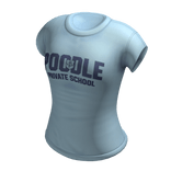 Vintage 2000s Slogan tee | Light Blue