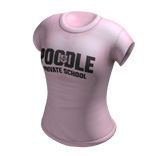 Vintage 2000s Slogan tee | Light Pink