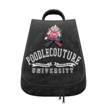 Vintage 2000s Velour Backpack | Black