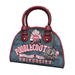 Vintage 2000s Velour Backpack | Blue & Red